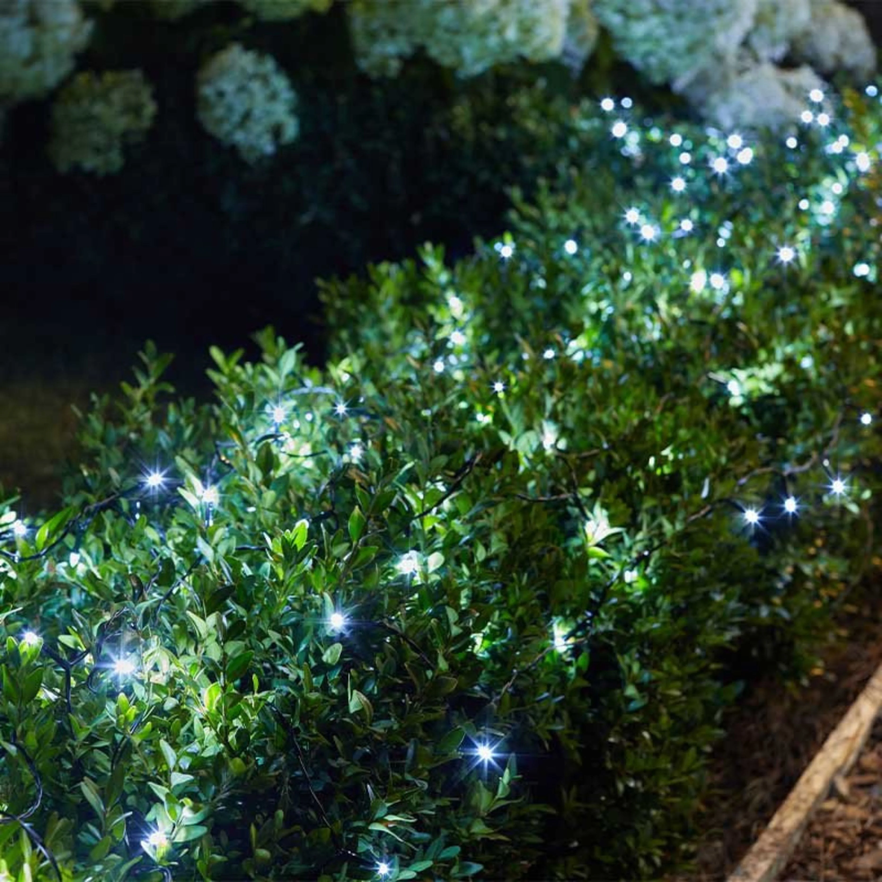 200 Solar Strings Cool White String Lights