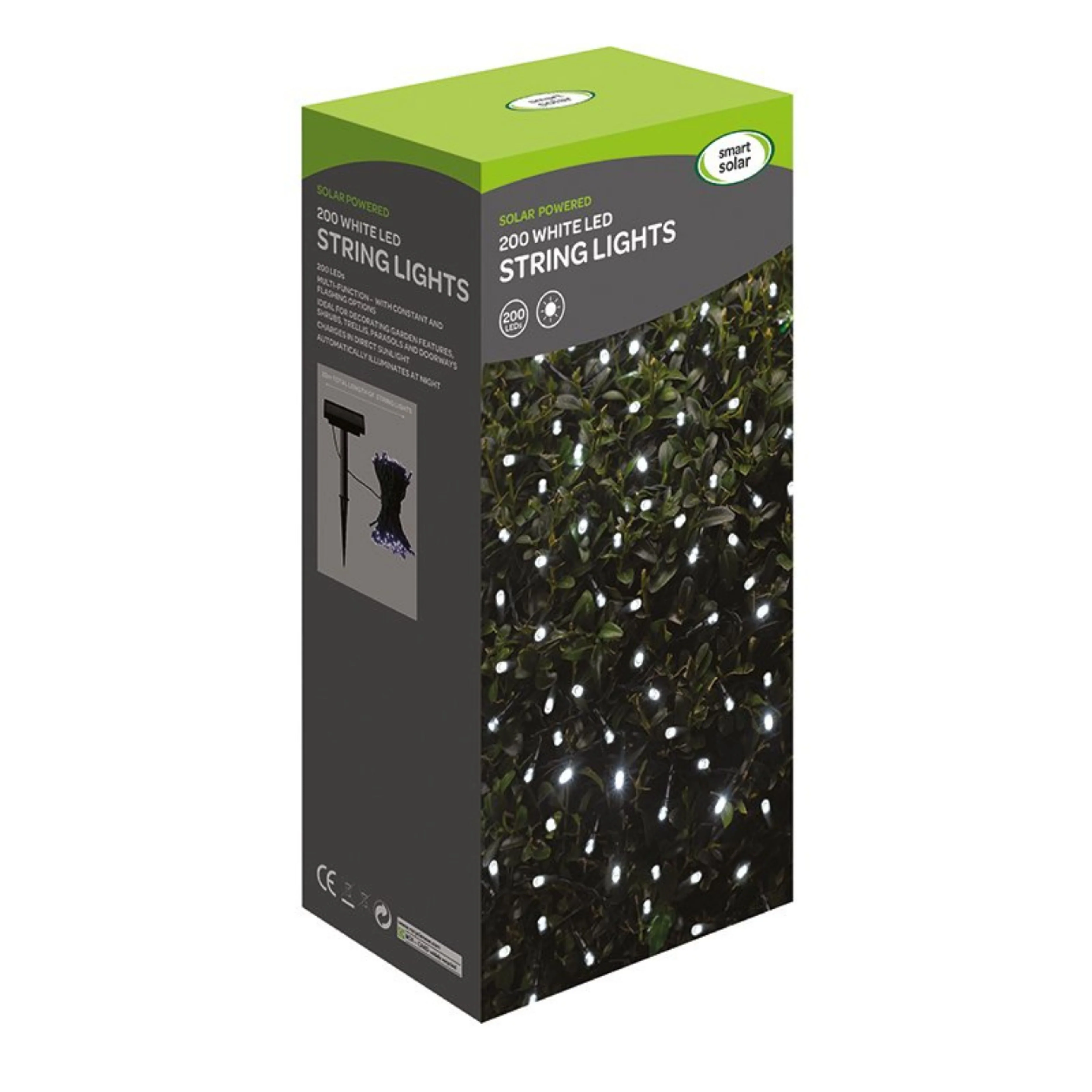 200 Solar Strings Cool White String Lights - Image 4