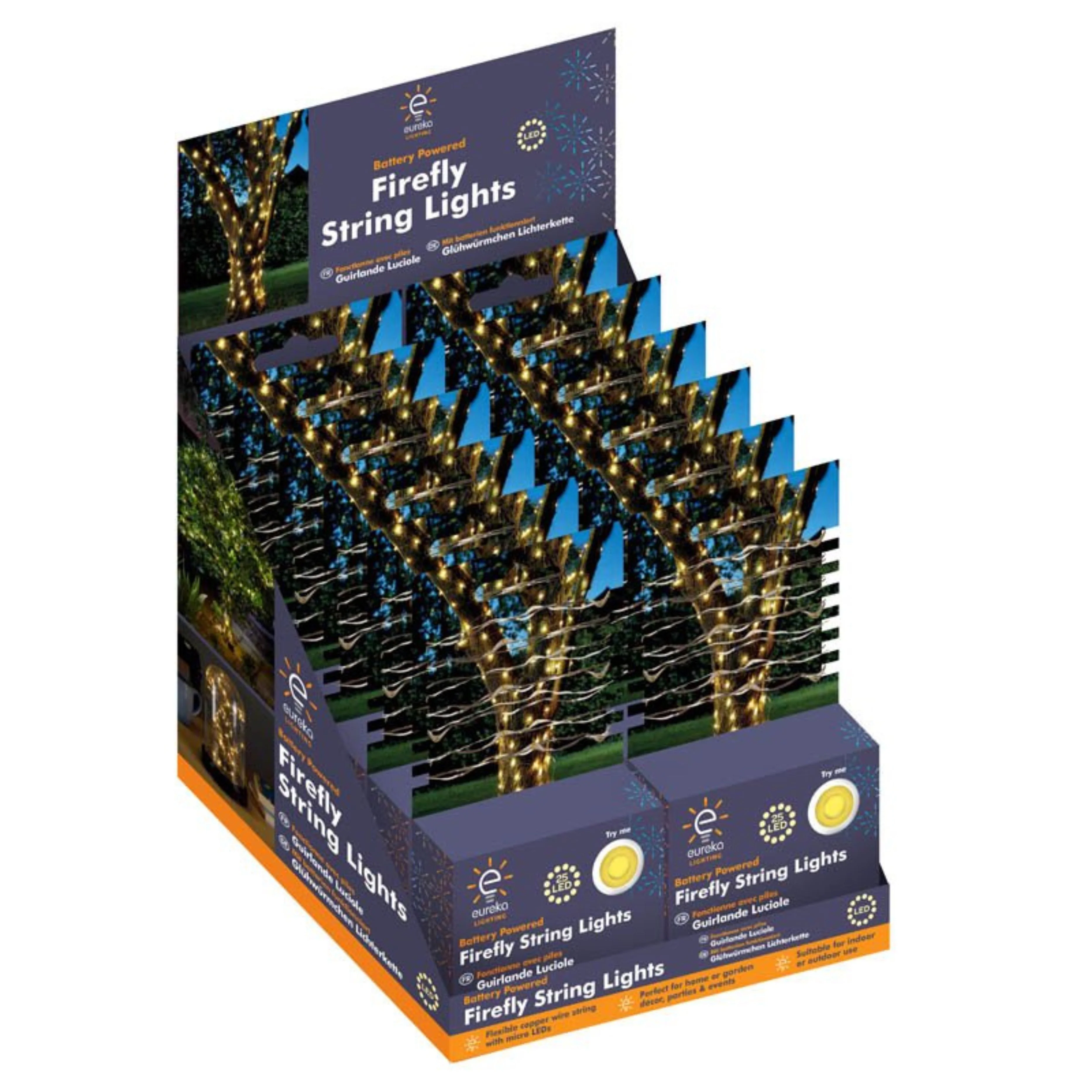 Battery Firefly String Lights 25 LED's - Image 2