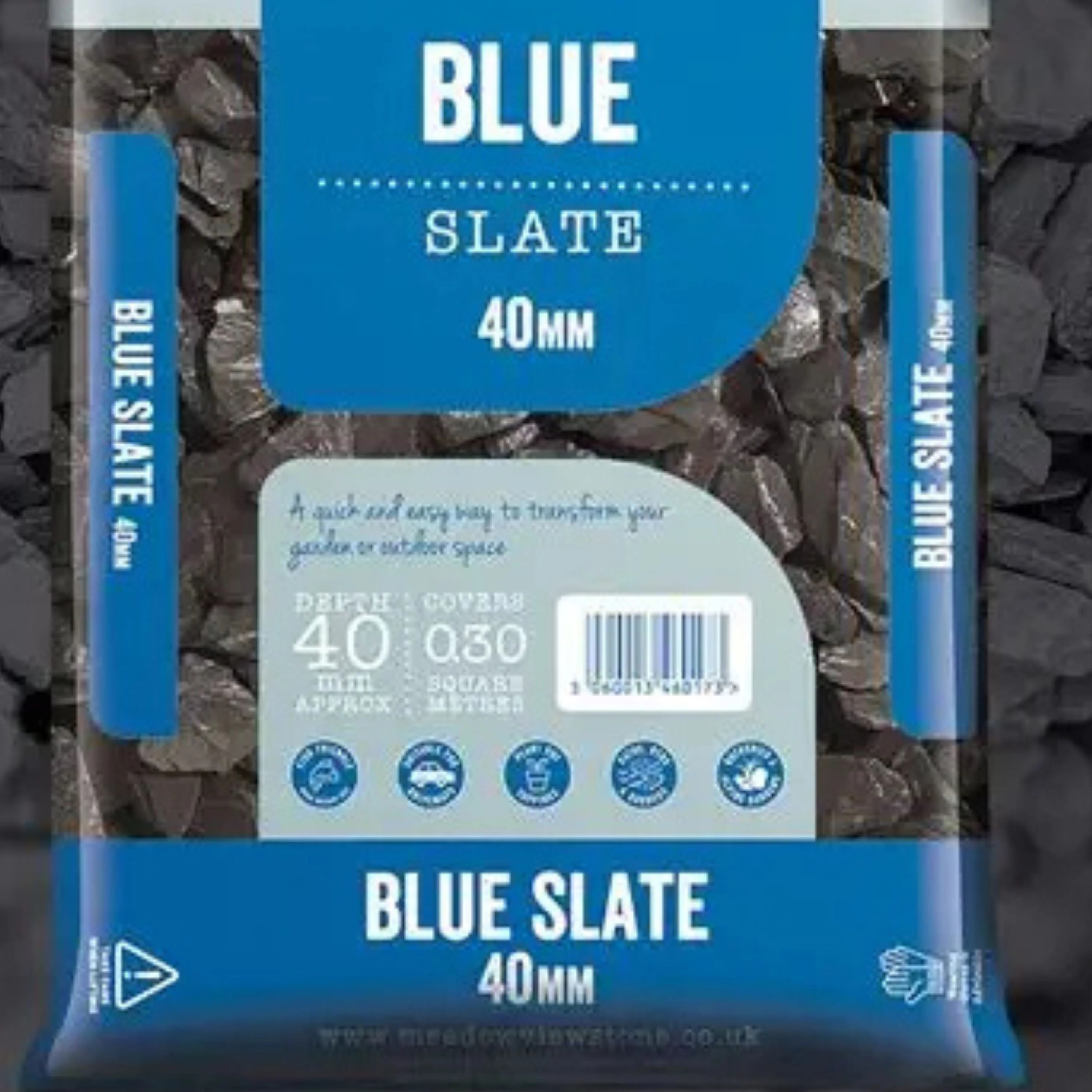 Blue Slate 40mm