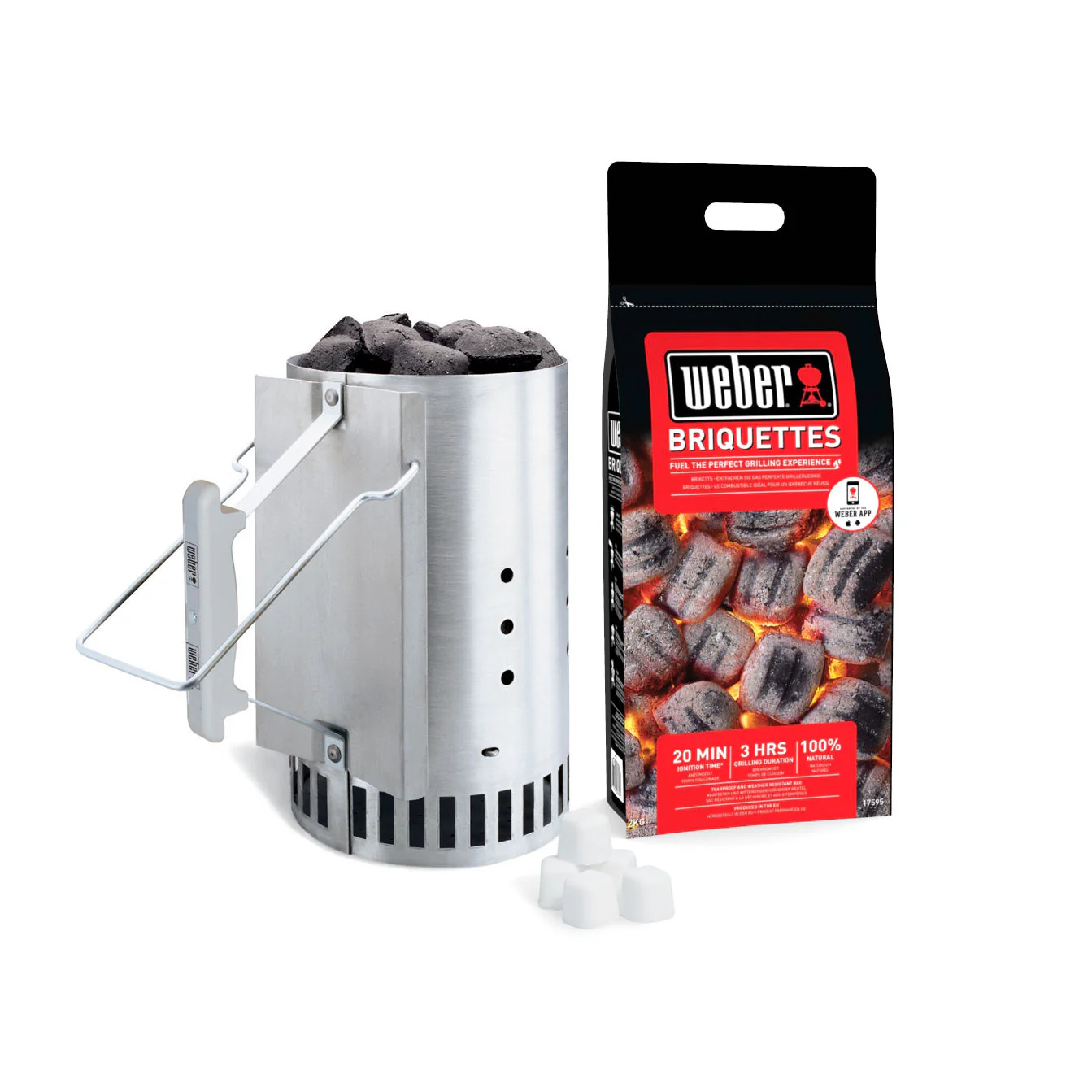 Chimney Starter Set w fuel