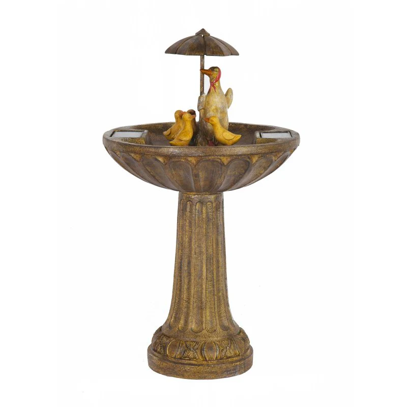 Duck Family Solar Water Feature - Image 3
