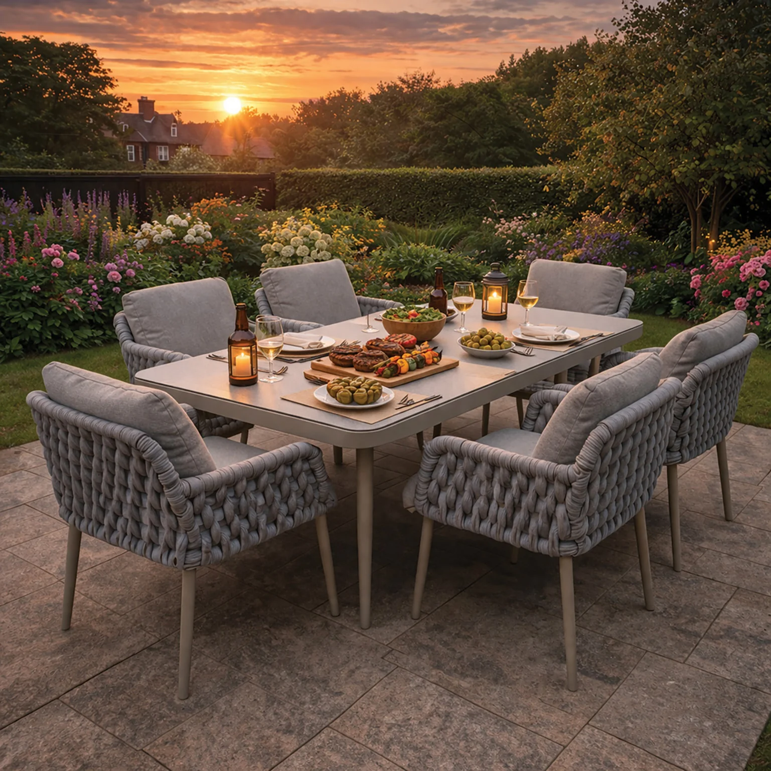 ENJOi Elegance 6 Seat Dining Set