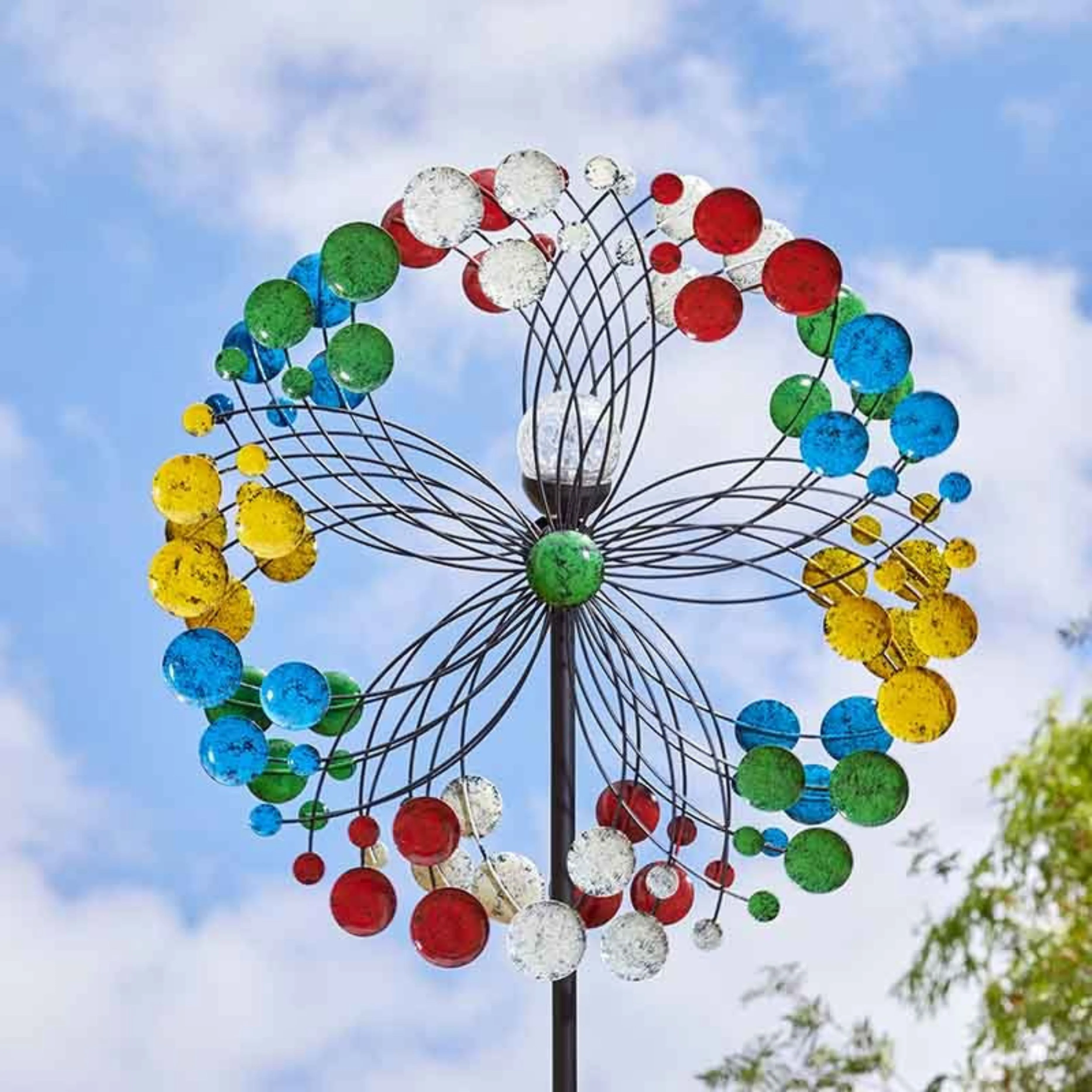 Harlequin Solar Wind Spinner