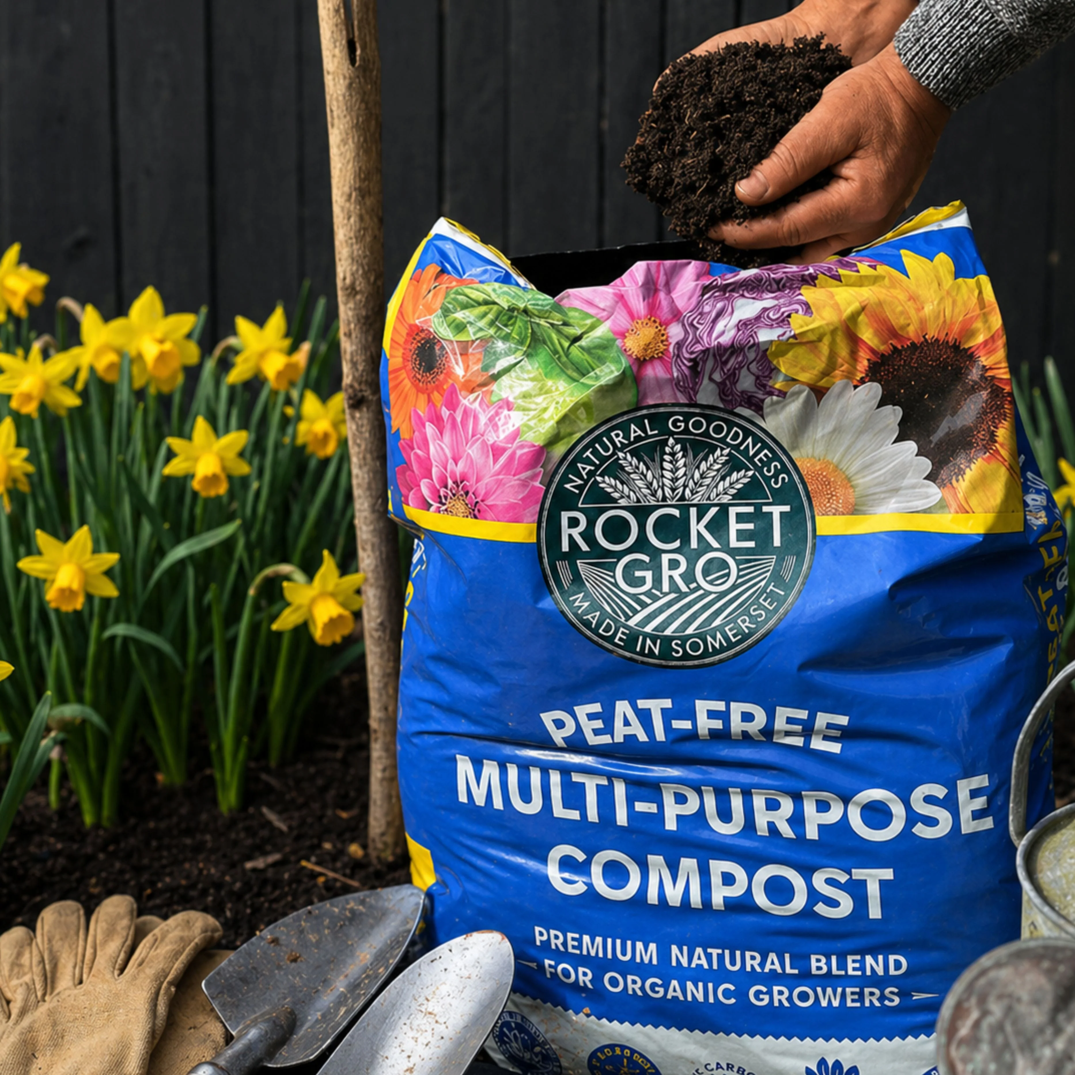 RocketGro Peat Free Multi-Purpose Compost 50L Bag - Image 2