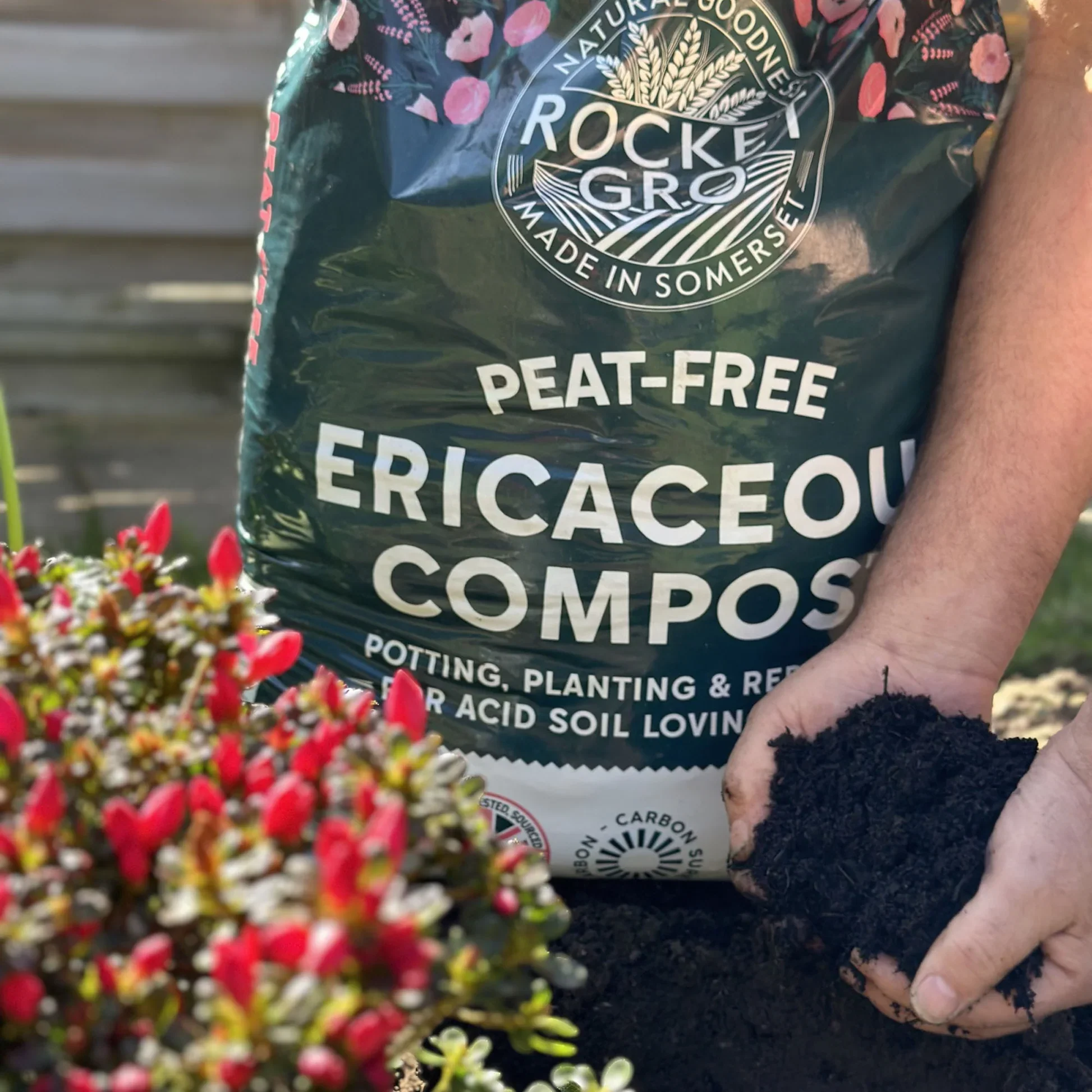 Rocket Gro Peat-Free Ericaceous Compost 40L