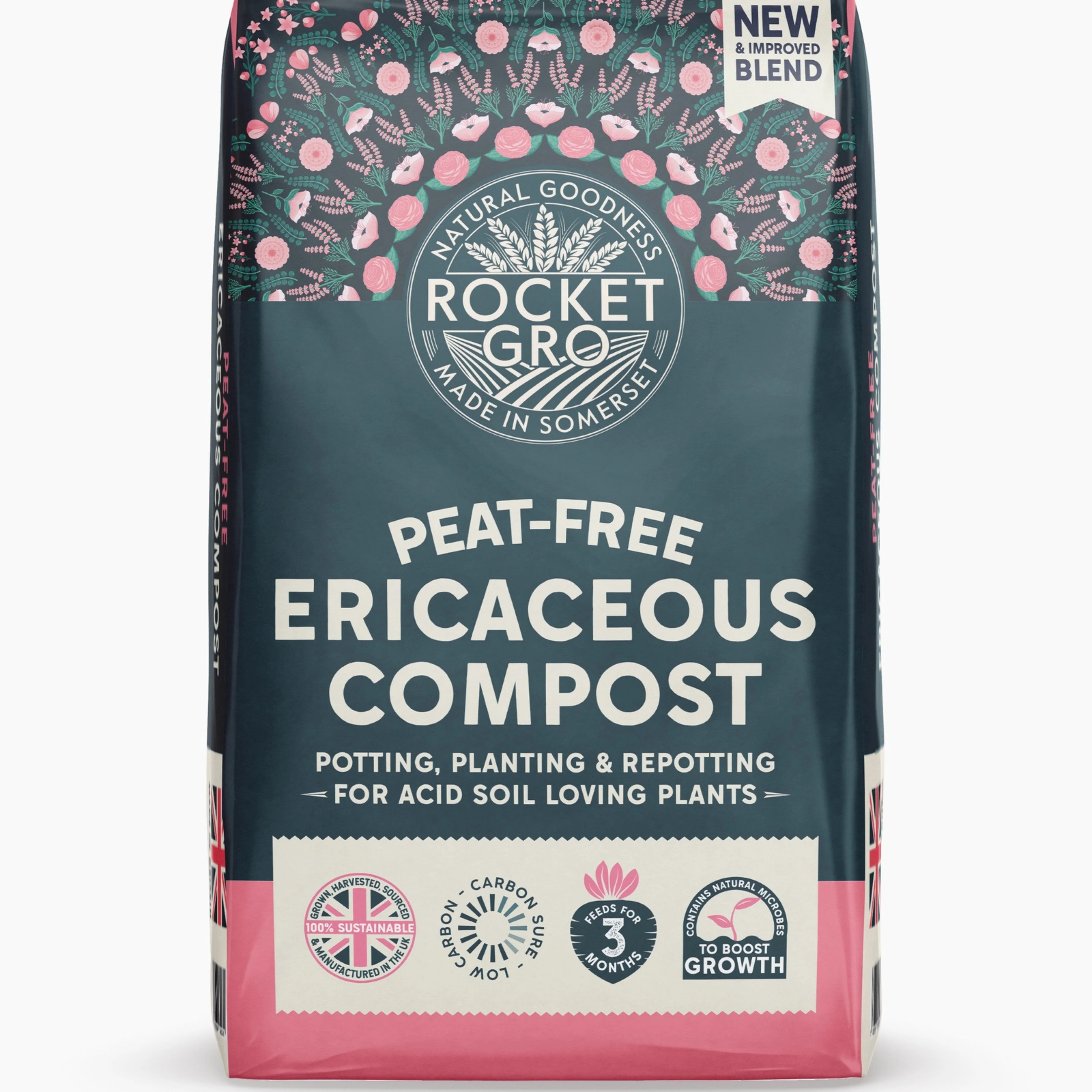 Rocket Gro Peat-Free Ericaceous Compost 40L - Image 2