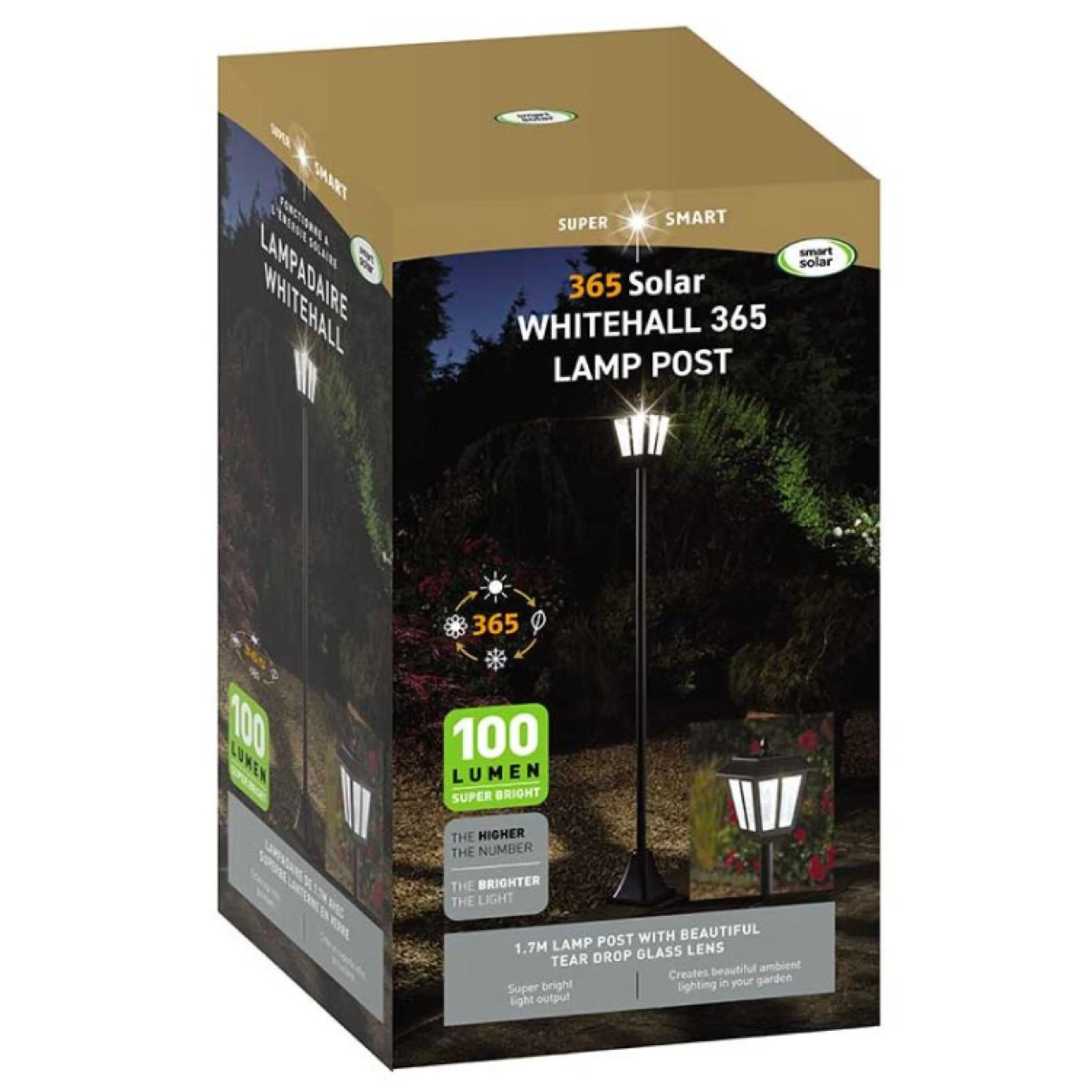 Whitehall 365 Solar Lamp Post 100L - Image 3